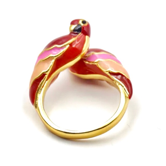 KATE SPADE • Out Of The Office Parrot Ring - Picture 6 of 8